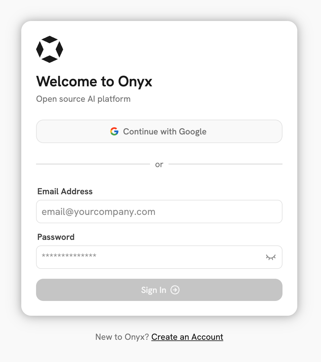 Onyxログインページ