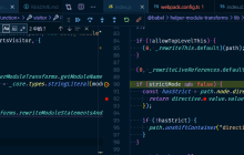 webpack 构建结果移除 use strict 严格模式